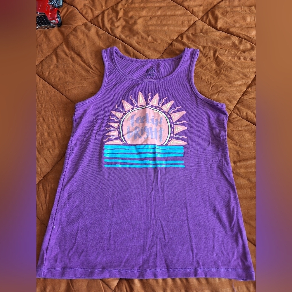 FALLS CREEK PIRPLE TANK TOP SIZE 10-12 GIRLS